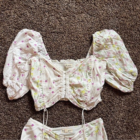 For Love & Lemons Crop Top & Skirt Set - Picture 4 of 13